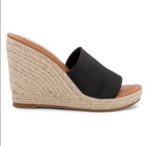 Express Black Espadrille 4” Wedges